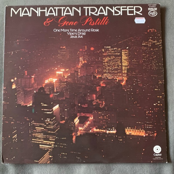 Manhattan Transfer & Gene Pistilli - One More Time Around Rosie… Live vinyl lp - Picture 1 of 4